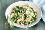American Spring Vegetable And Prawn Risotto With Lemon And Dill Oil Recipe Appetizer