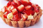 American Strawberry Amaretti Tarts Recipe Dessert