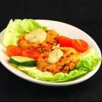 American Crawfish Cakes with Chipotle Tartar Sauce Breakfast