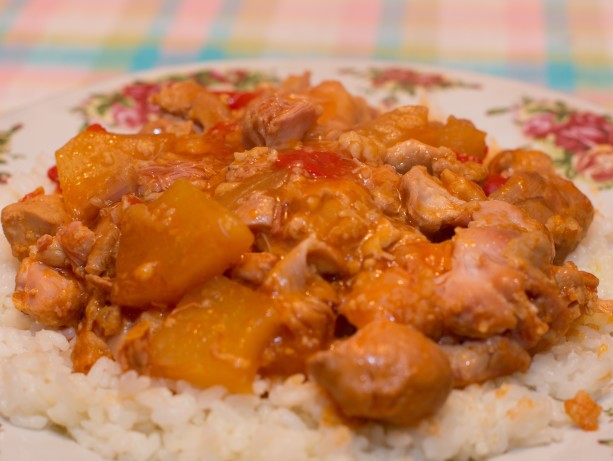 American Caras Sweet and Sour Crock Pot Chicken Drink