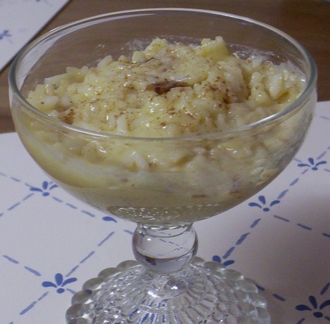 American Greek Lemonrice Pudding Dessert