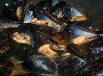 American Mussels pipies in Black Beans Dinner