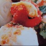 British Cod with Scent of Rocket and Tomatoes Appetizer