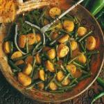 Indian Potato Curry with Green Beans Appetizer