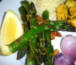 American Roasted Asparagus With Lemon Appetizer