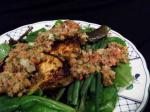 American Grilled Swordfish Green Beans and Spicy Tomato Salsa Dinner