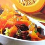 British Pumpkin Salad Marinated in Coarse Appetizer