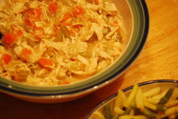 American Crock Pot Smothered Chicken and Vegetables Dinner