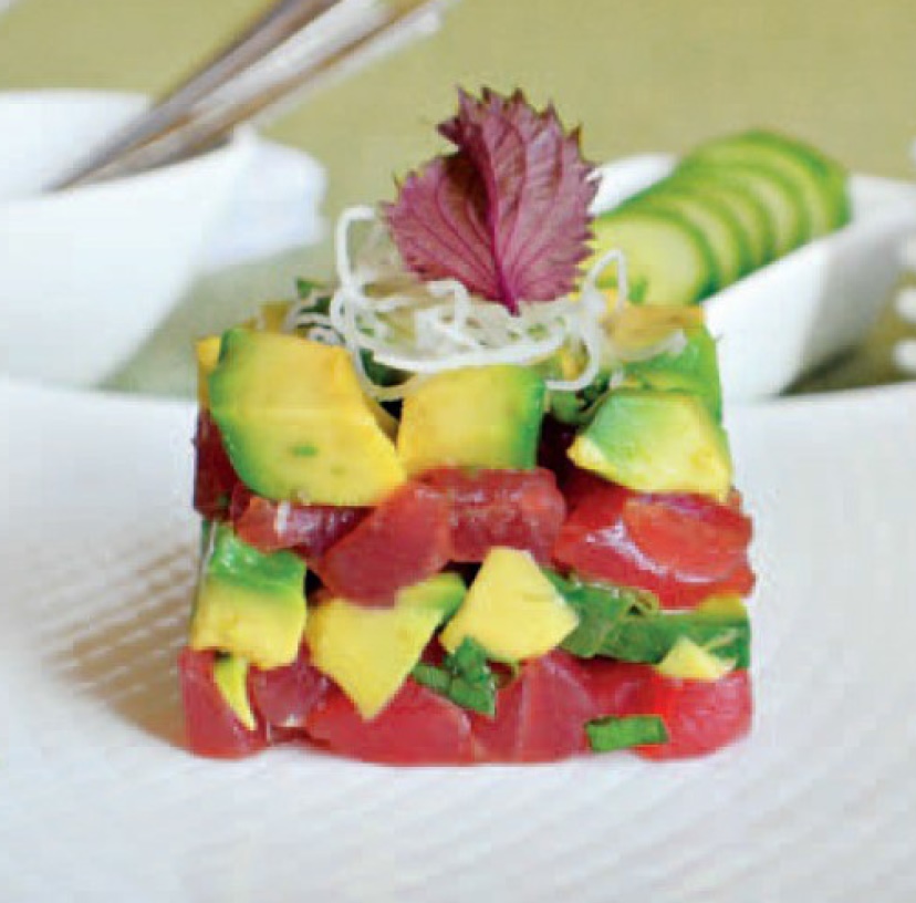 Japanese Tuna and Avocado Tartar Dinner