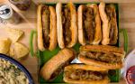 American Beerbraised Bratwursts with Onion Recipe Appetizer
