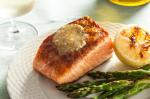 American Grilled Salmon with Lemonpepper Compound Butter Recipe Appetizer