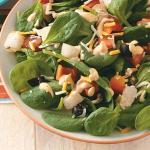 Mexican Texmex Spinach Salad Appetizer