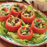 Mexican Threebean Tomato Cups Dinner