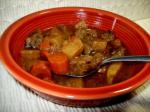 American Slow Cooker Hearty Beef Stew Dinner