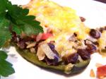Mexican Mexican Rice Stuffed Poblano Peppers Dinner