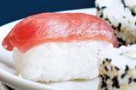 Japanese Handmoulded Tuna Sushi Recipe Dinner