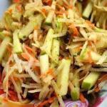 Japanese Salad of Daikon and Carrots Appetizer