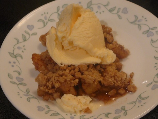 American Dads Apple Crisp Dessert