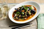 Chinese Stirfried Mussels with Iceberg Ginger and Shallots Appetizer