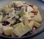 American Cranberry Waldorf Salad 5 Dessert