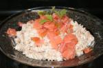 American Cream Cheese and Lox Pasta Dinner