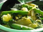 American Garlic String  Green Bean Salad Appetizer