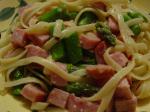 American Capellini with Ham and Asparagus Dinner