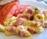 American Perfect Ham and Cheese Scrambled Eggs Dinner