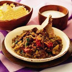 Indian Dhansak of Lamb with Lentils Dessert