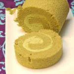 Japanese Japanese Biscuit Roll with Green Tea Dessert