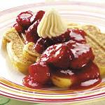 French Strawberries n Cream French Toast Sticks Breakfast