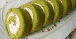 Swiss Fluffy Green Tea Chiffon Swiss Roll with Adzuki Cream 2 Dinner