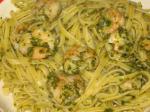 American Shrimp Scampi Verde Pasta Appetizer