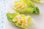 American Egg And Lettuce Cups Recipe Appetizer