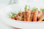 American Honey Sesame Baby Carrots Recipe Dessert