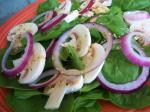 American Spinach Salad With Sesame Dressing Appetizer