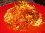 American Baked Garlic Chicken Cacciatore Dinner