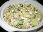 American Easy Baked Veggie Pasta With Goat Cheese Dinner