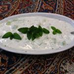 Iranian/Persian Maast-o-khiar Appetizer
