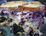 French Blueberry Cream Cheese Stuffed Baked French Toast Dessert