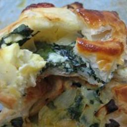 American Cheese and Spinach Puffs Dessert