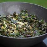 American Kale Sauteed with Garlic Appetizer