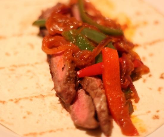 Mexican Flank Steak Fajitas 1 Appetizer