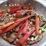 American Sauteed Meat with Vegetables and Anise Semillitas Appetizer