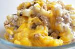 American Macaroni and Cheddar Cheese Beef Bake Dinner
