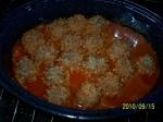 American Oven Baked Porcupine Meatballs Appetizer