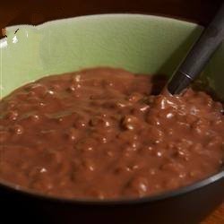 American Rice with Chocolate Milk Dessert