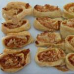 British Fast Apple Snails from Puff Pastry Dessert