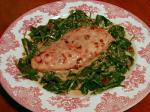 American Broiled Chipotle Chicken With Creamy Spinach Dinner