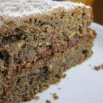 American Buckwheat Cake with Rosehip Dessert